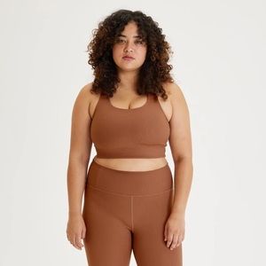 Girlfriend Collective Rye Compressive RIB Paloma Bra